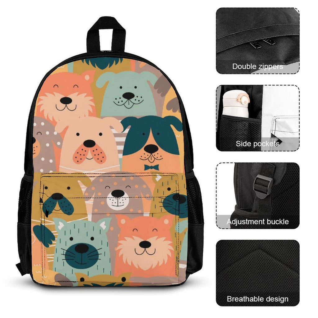 Dog Crowd - Three Piece Backpack Set