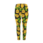 Cool Pineapples - Women's High Waist Pockets Yoga Leggings