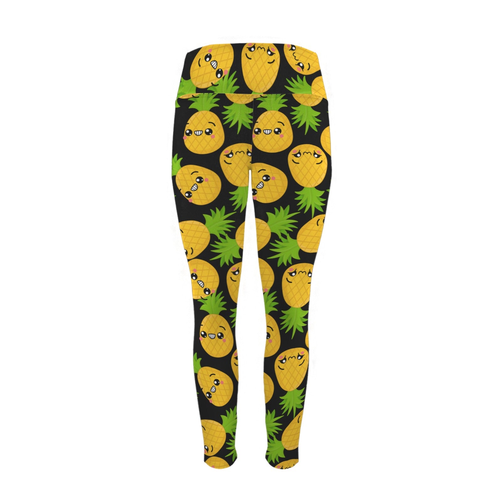 Cool Pineapples - Women's High Waist Pockets Yoga Leggings