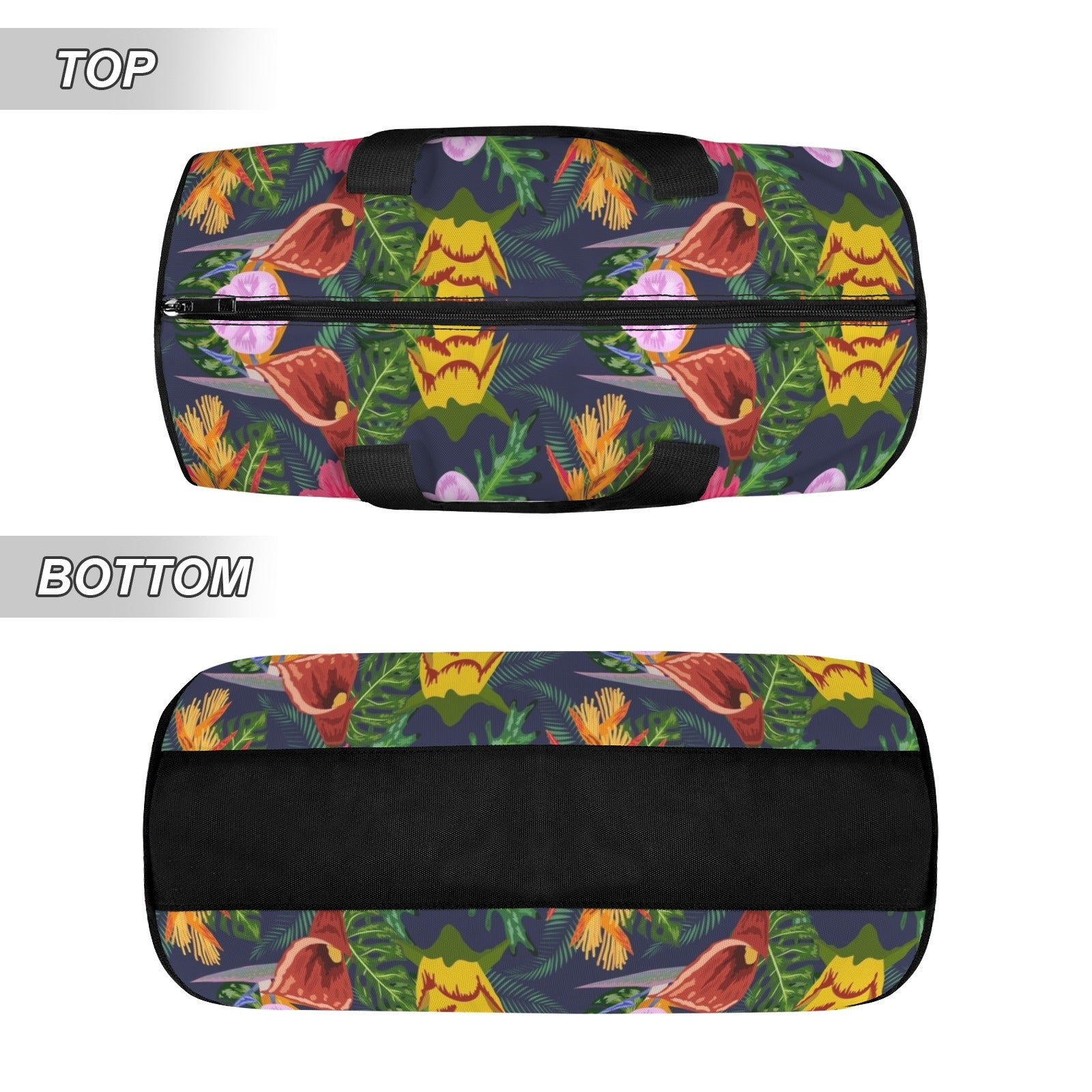 Tropical Floral Duffle Bag Duffle Bag Printed Offshore