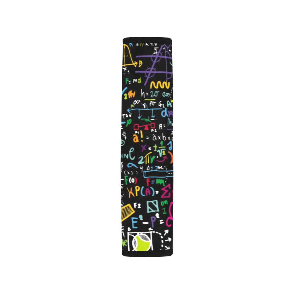 Math Scribbles Car Seat Belt Cover 7''x10'' (Pack of 2) Car Seat Belt Cover 7x10 (Pack of 2) Maths Printed Offshore