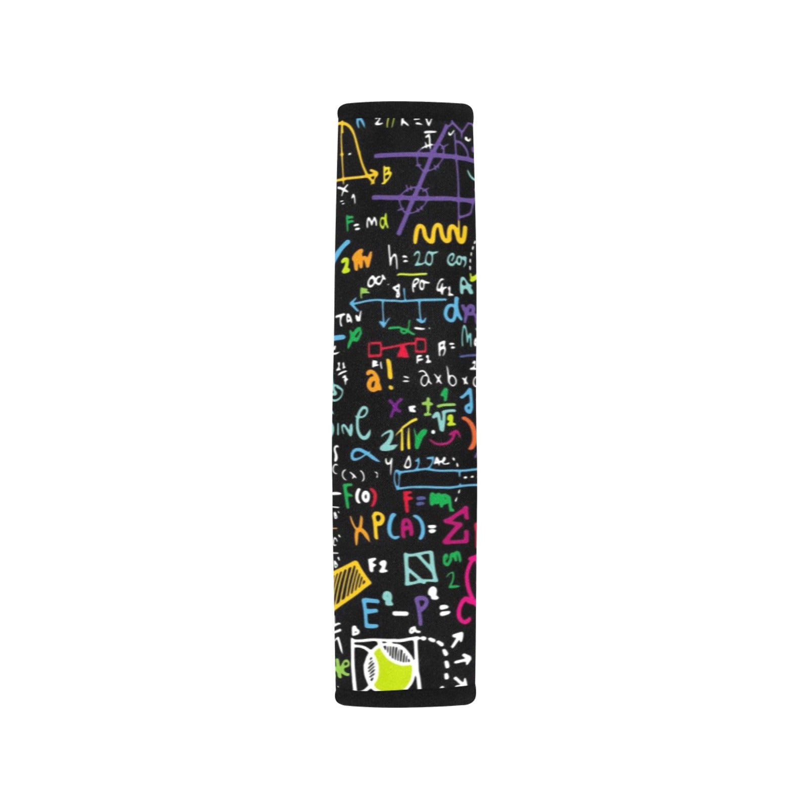Math Scribbles Car Seat Belt Cover 7''x10'' (Pack of 2) Car Seat Belt Cover 7x10 (Pack of 2) Maths Printed Offshore