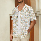 Kangaroos Men's Short Sleeve Hawaiian Shirt