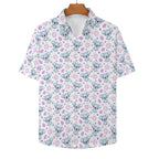 Zen Koala Women's Collared Pocketless Short Sleeve Shirt