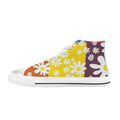 Floral Patchwork Women's High Top Canvas Shoes US12 Womens Classic High Top Shoes Printed Offshore