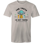 The Truth Is Out There, UFO - Mens T-shirt Light Grey Mens T-shirt Printed In Australia Sci Fi