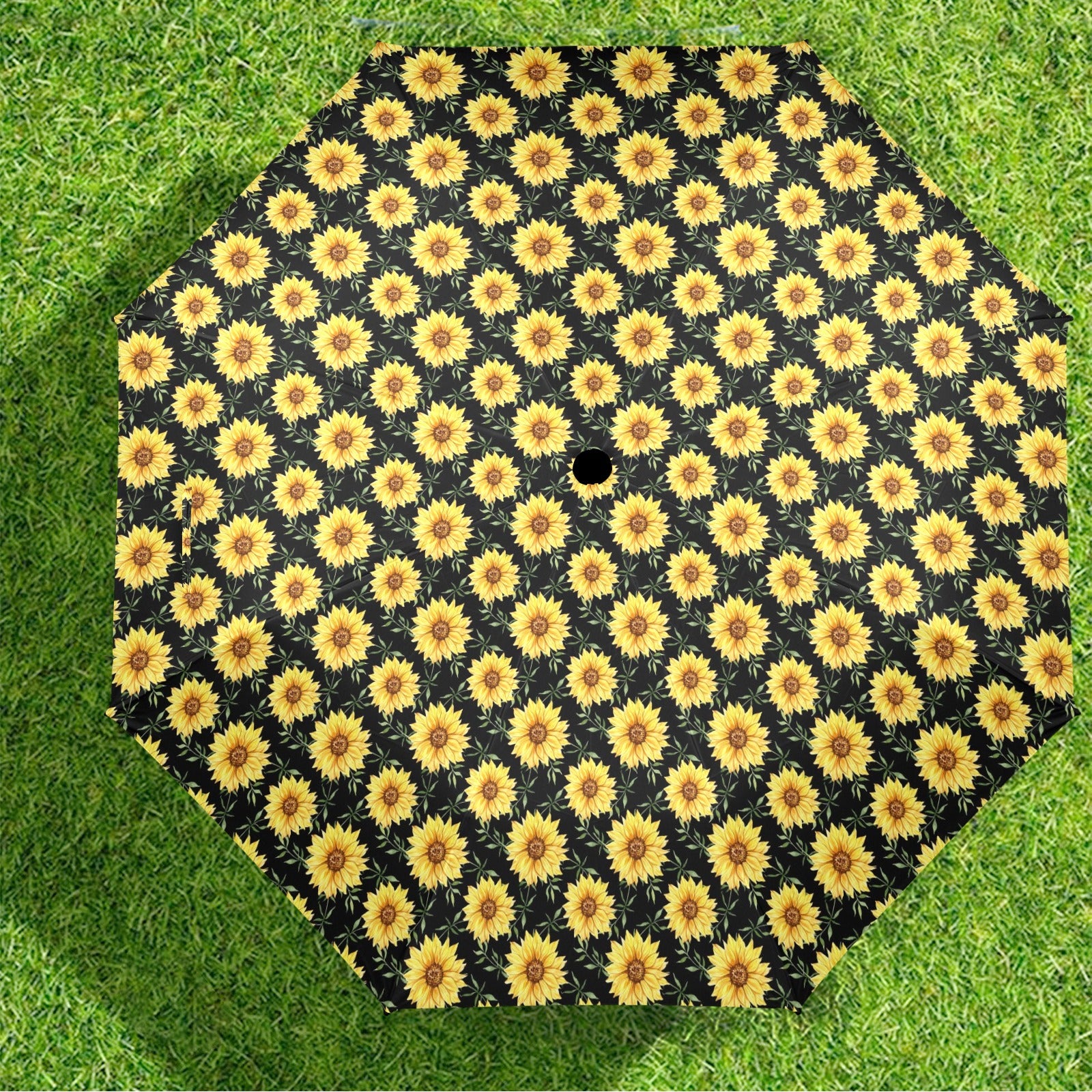 Painted Sunflower Umbrella Umbrella Plants Printed Offshore