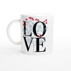 Love - White 11oz Ceramic Mug White 11oz Mug Globally Fulfilled love