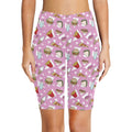 Fast Food Women's Bike Shorts With Side Pockets Women's Bike Shorts Food Printed Offshore