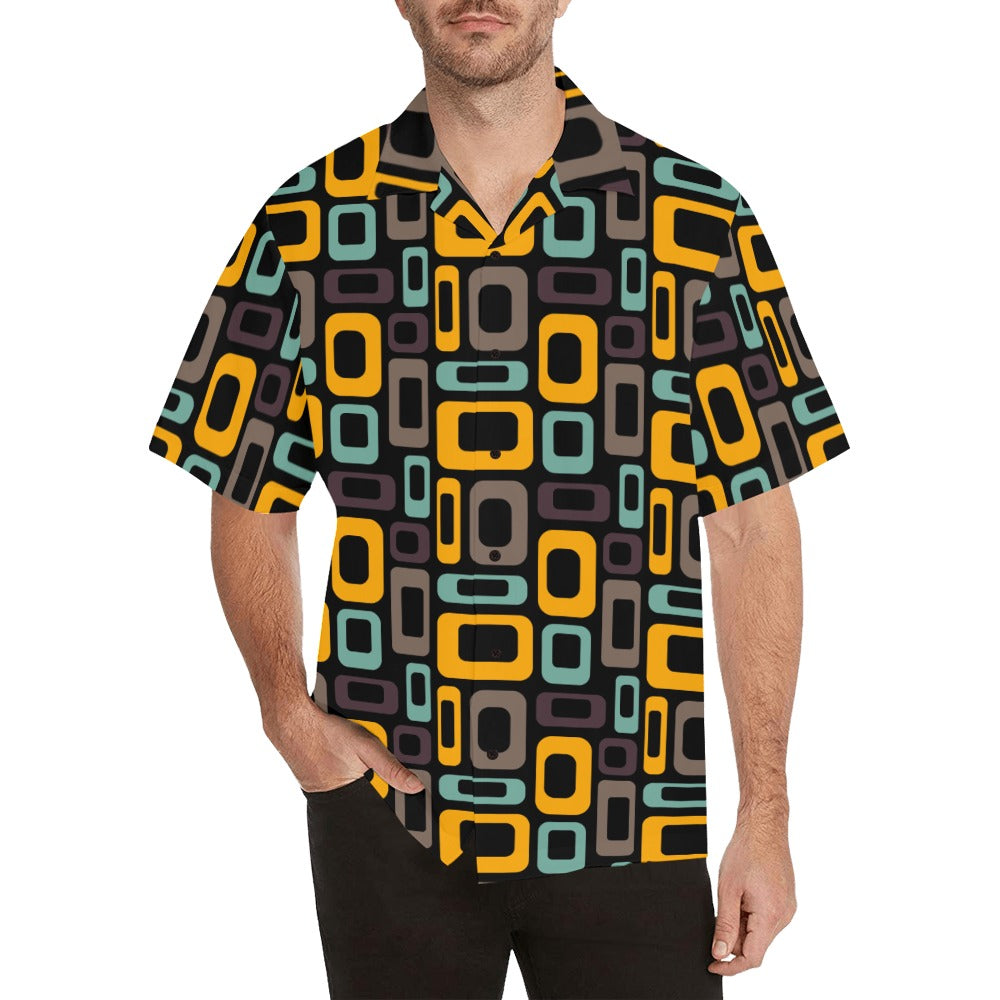 Retro Pattern - Mens Hawaiian Shirt