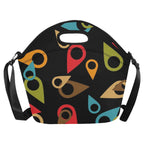 Where Am I - Neoprene Lunch Bag Neoprene Lunch Bag Printed Offshore