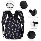 Chess Pattern Backpack, Lunch Bag & Pencil Case Set
