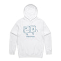 Ctrl Z, I Take It Back Men's AS Colour Hoodie White Mens Hoodie Printed In Australia Tech