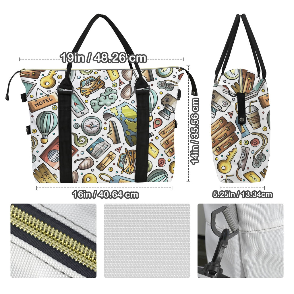 Travel Montage Duffle Bag-Simple (Model 1715) Duffle Bag-Simple (1715)