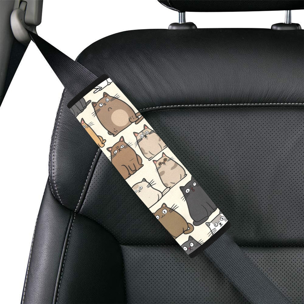 Lots Of Cats Car Seat Belt Cover 7''x10'' (Pack of 2) Car Seat Belt Cover 7x10 (Pack of 2) animal Printed Offshore
