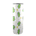 Dinosaur Fairy - 20oz Tall Skinny Tumbler with Lid and Straw