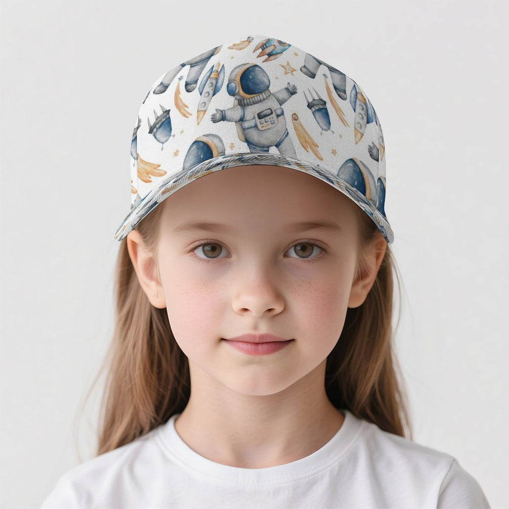 Astronauts And Rockets Kids Baseball Cap Kids Baseball Hat Printed Offshore Space
