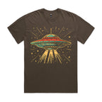 Retro UFO AS Colour Heavy Faded Tee