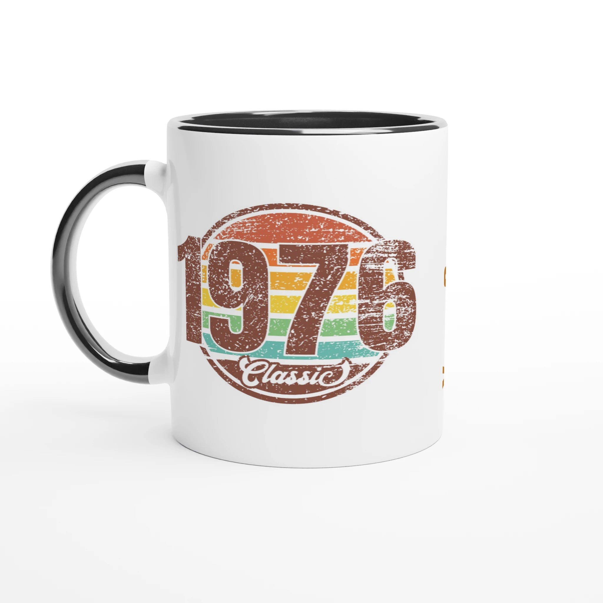 Personalised - 1976 Classic - 11oz Ceramic Mug Ceramic Black Personalised 11oz Mug Globally Fulfilled