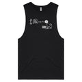 Cat String Theory Physics Men's AS Colour Tank Top Tee