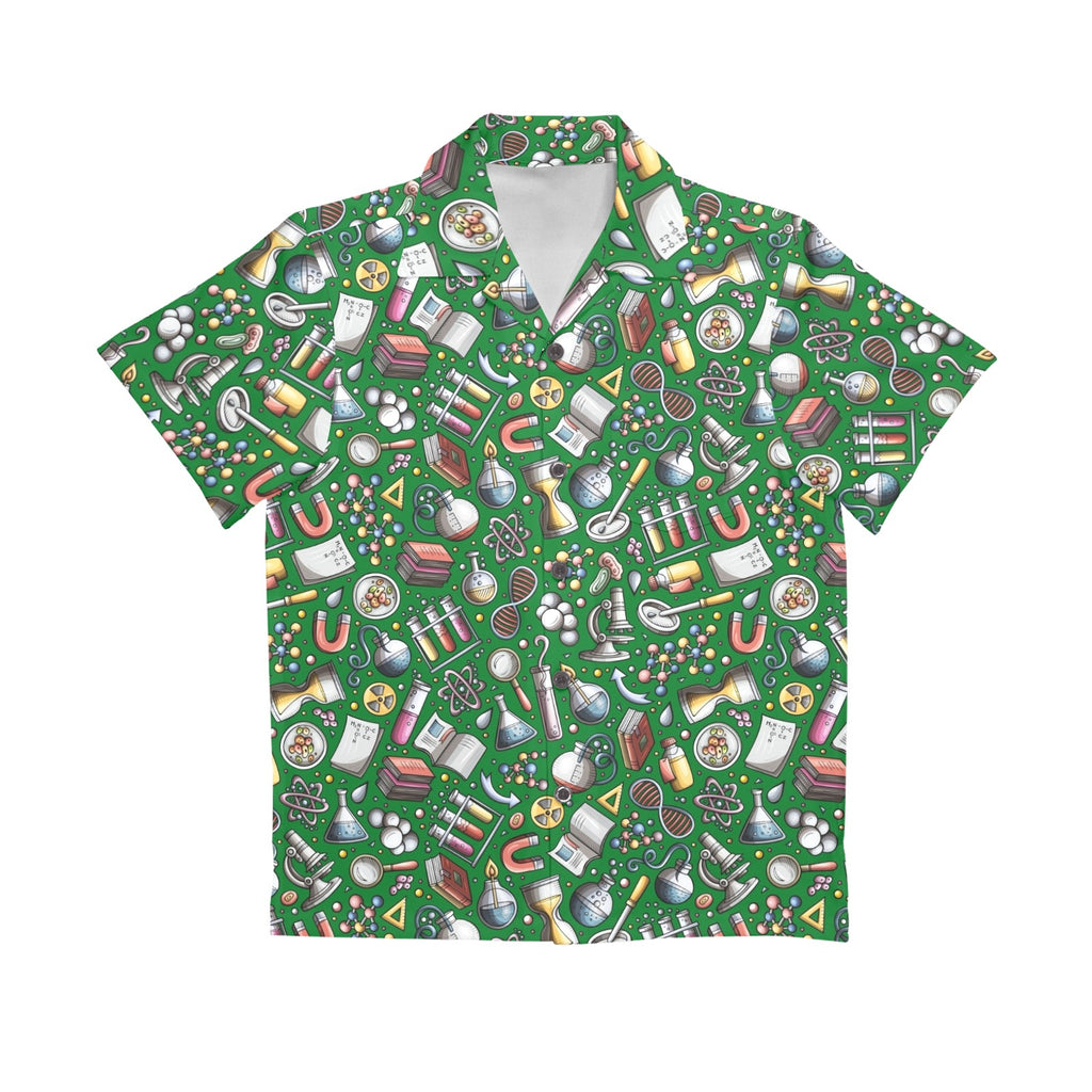 Science Love Senior Kids Hawaiian Shirt Senior Kids Hawaiian Shirt 8-15 Printed Offshore Science