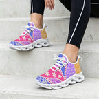 Pink Swirl Women's Twisted Sole Sneakers