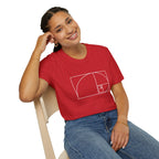 Fibonacci Unisex Softstyle T-Shirt T-Shirt Australian Printer Maths Science