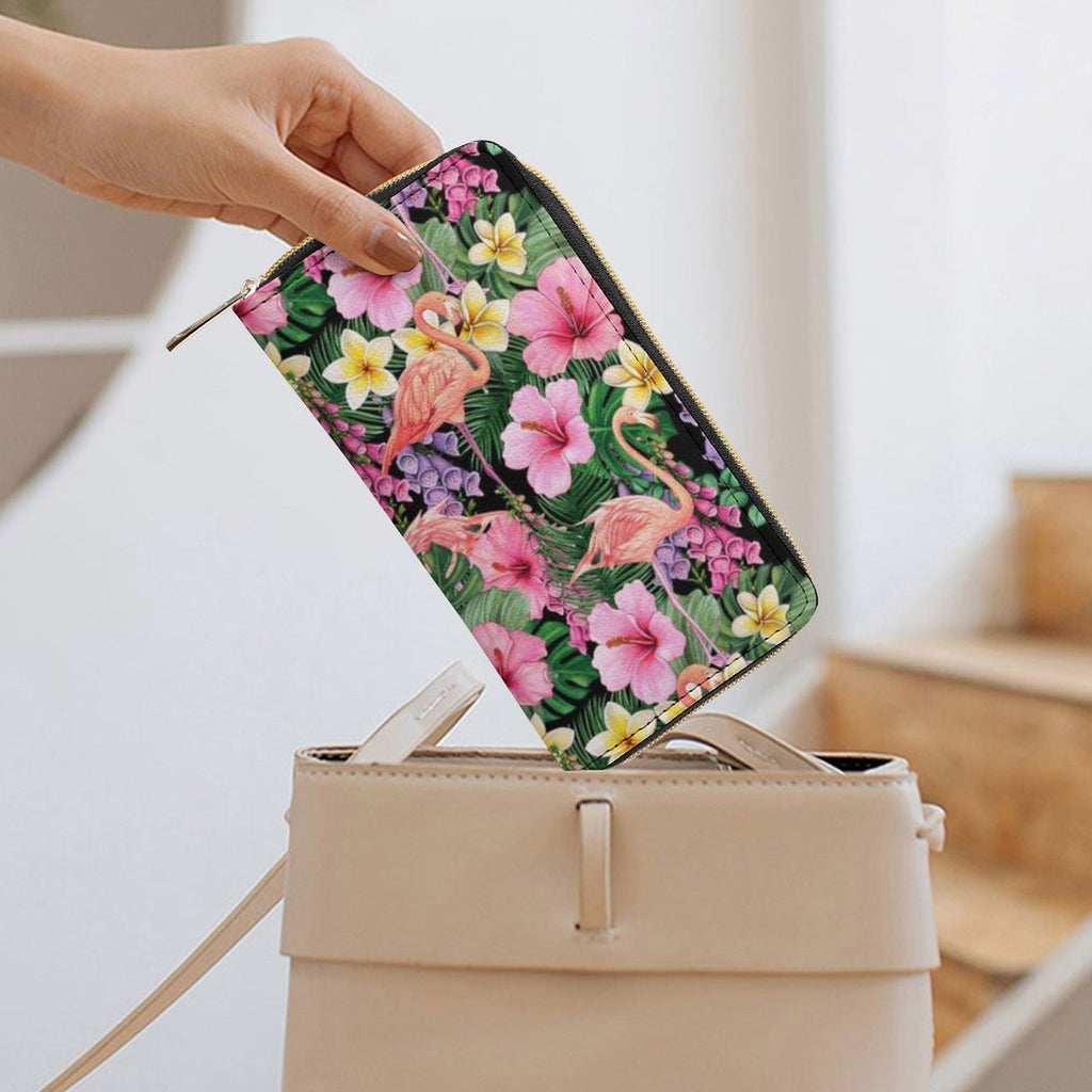 Flamingo Jungle -  PU Leather Wallet