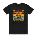 Dad, The Man Who Has Everything, Except A Full Head Of Hair - Mens T-shirt