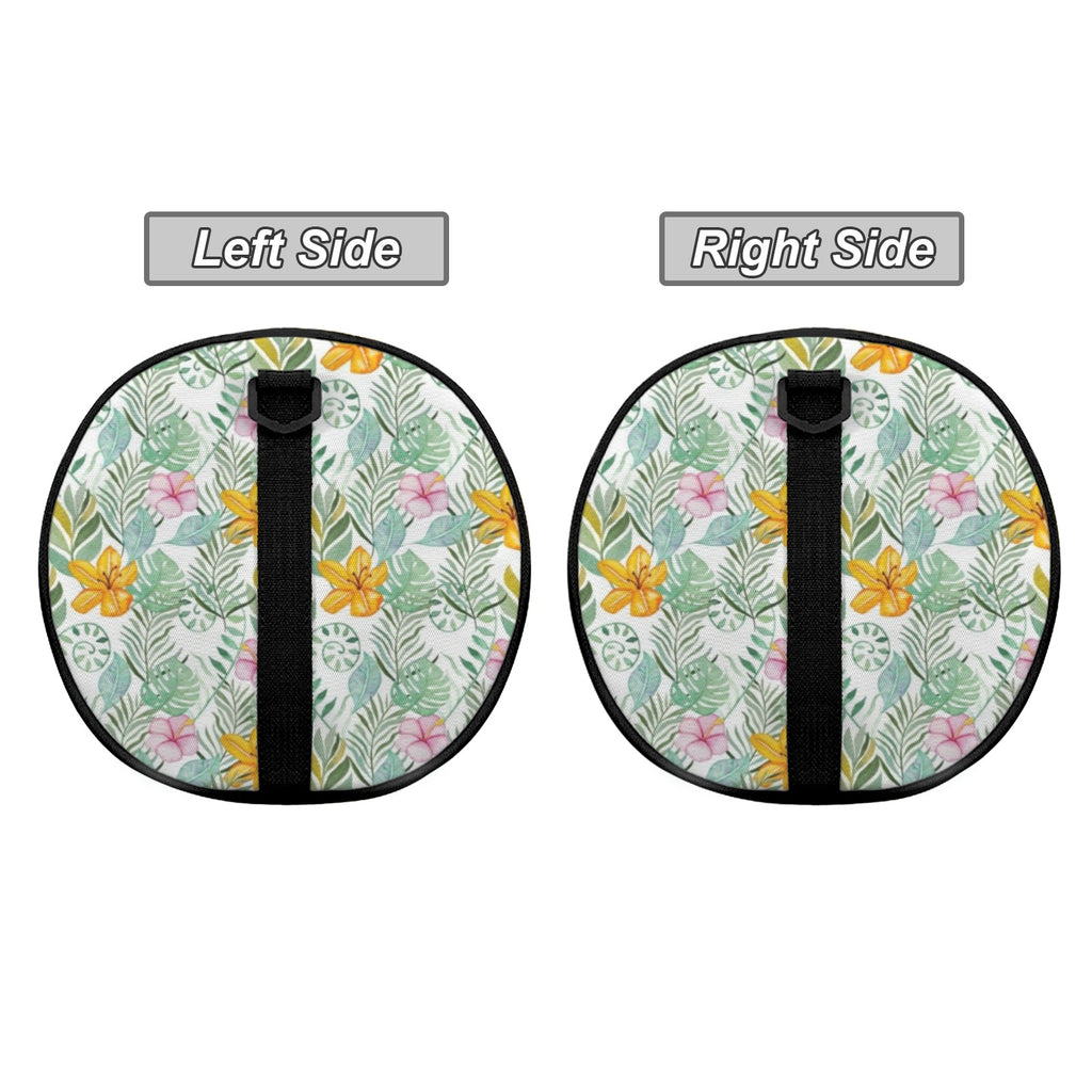 Tropical Flowers And Leaves Duffle Bag Duffle Bag Printed Offshore