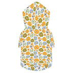 Retro Boho Flower Pet Hoodie (Large Size)