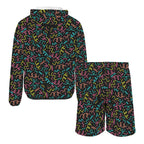 Squiggle Time Men's Lightweight Sun Hoodie & Shorts Set Men's Lightweight Sun Hoodie & Shorts Printed Offshore