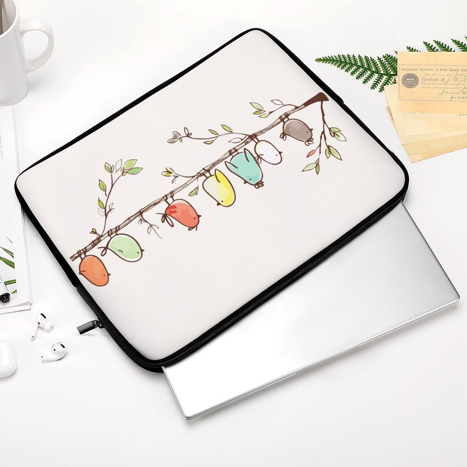 Birds On A Branch - Laptop Sleeve (Multiple Sizes)