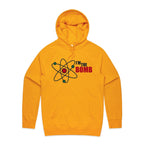 I'm The Bomb, Atom - Mens Hoodie Gold Mens Hoodie Printed In Australia Science