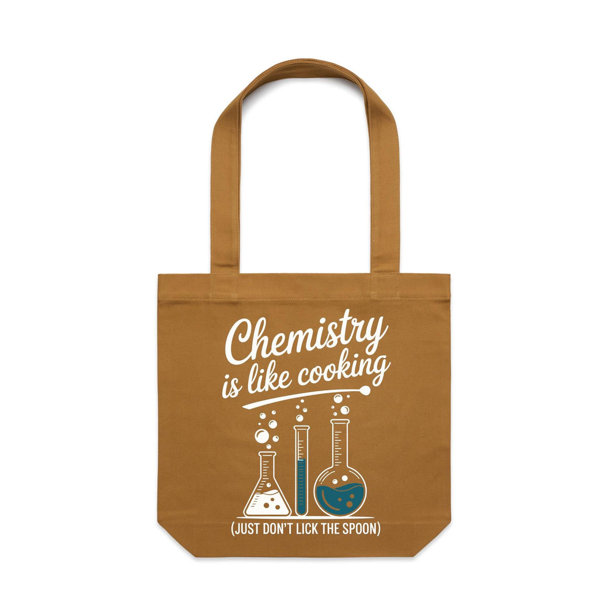 Chemistry Is Like Cooking Canvas Tote Bag