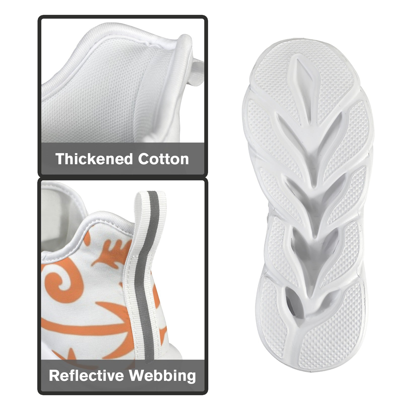 Orange Surf Women's Twisted Sole Sneakers