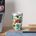 Surfing Safari Small Stainless Steel Travel Mug Cup 12oz/350ml
