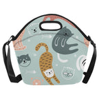 Cat Stretch - Neoprene Lunch Bag Neoprene Lunch Bag Printed Offshore