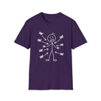 Ow! Everything Hurts Stick Figure Unisex T-Shirt Unisex Adult T-shirt Globally Fulfilled