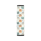 Cute Cat Faces Car Seat Belt Cover 7''x10'' (Pack of 2) Car Seat Belt Cover 7x10 (Pack of 2) animal Printed Offshore