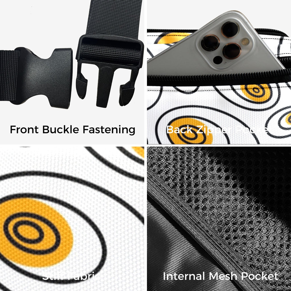 Abstract Eggs - Belt Bag