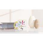 Personalised - My First Mother's Day - 11oz Ceramic Mug Personalised 11oz Mug customise Globally Fulfilled Mum personalise