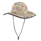 Pretty Moths Wide Brim Bucket Hat Wide Brim Bucket Hat animal Printed Offshore