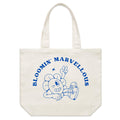 Bloomin' Marvellous Shoulder Canvas Tote Bag Default Title Large Tote Bag Positivity Printed In Australia