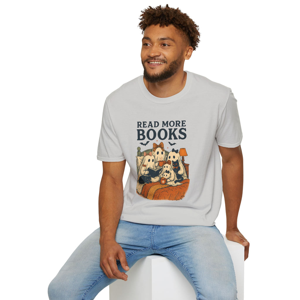 Read More Books, Ghosts - Unisex Softstyle T-shirt