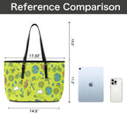 Go Green - Leather Tote Bag-Large