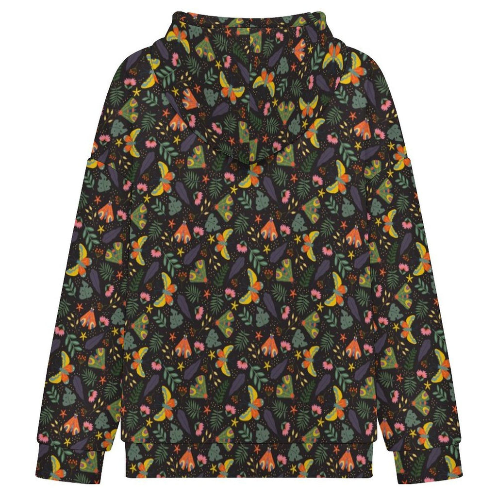 Dark Butterfly Women's Full-Zip Hoodie