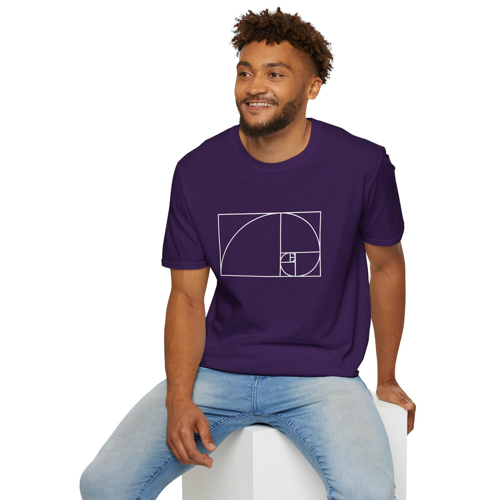 Fibonacci Unisex Softstyle T-Shirt T-Shirt Australian Printer Maths Science