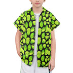 Cute Limes Senior Kids Hawaiian Shirt Senior Kids Hawaiian Shirt 8-15 Food Printed Offshore