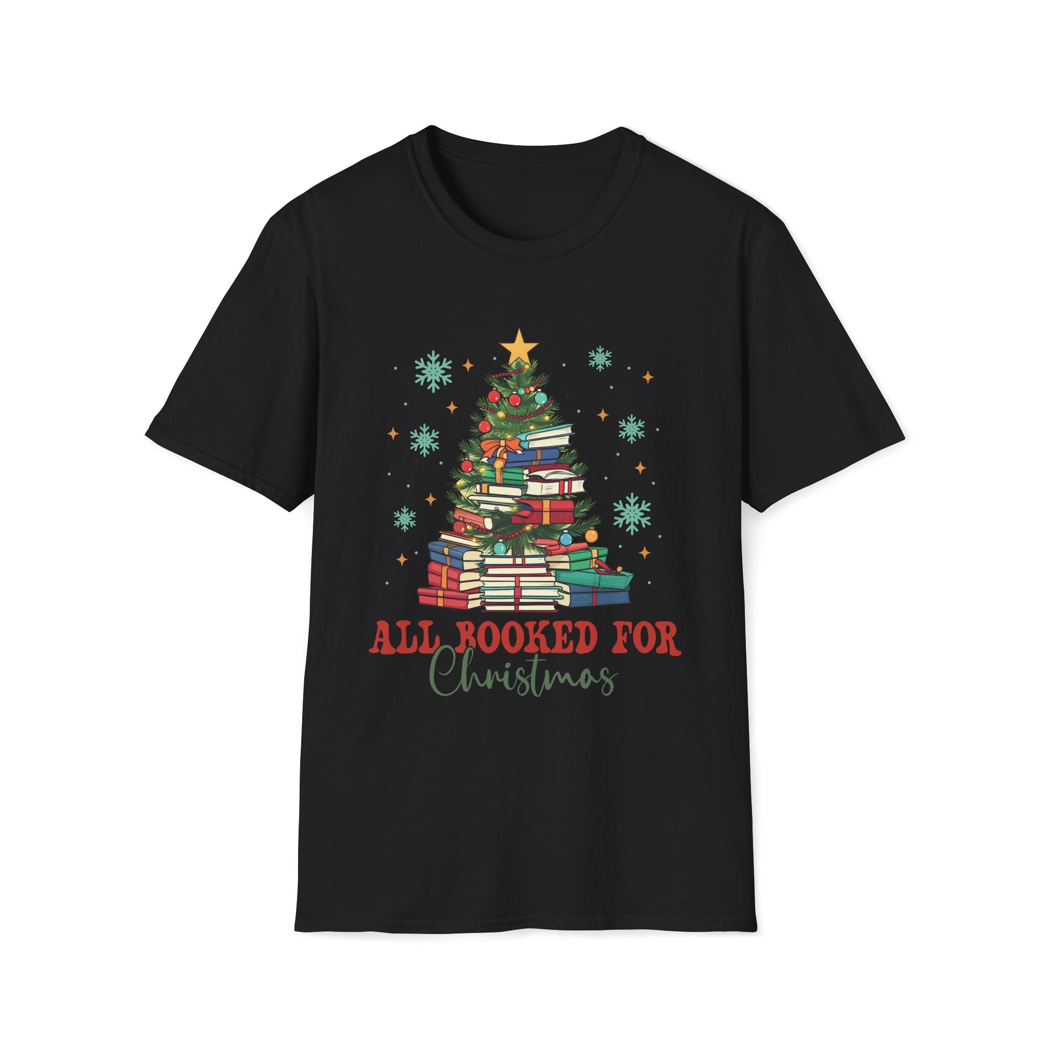 All Booked For Christmas - Unisex Softstyle T-shirt